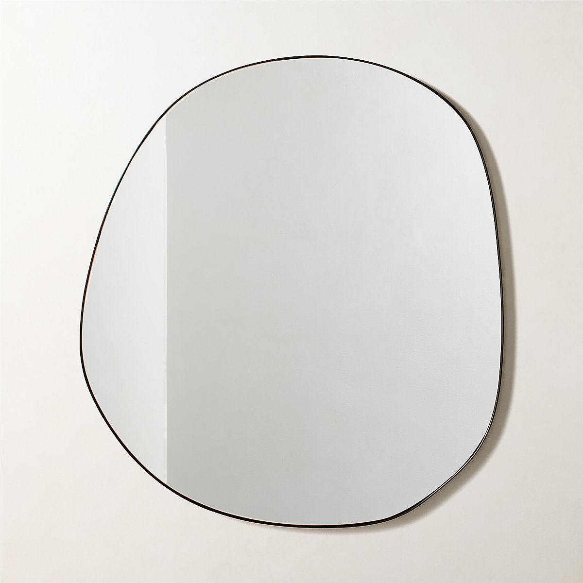 Navone Blackened Brass Wall Mirror 20''x44''