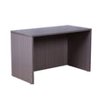 Nea Desk Shell 48 Inch Office Top Driftwood Smoke Gray Wood