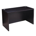 Nea Desk Shell 48 Inch Office Top Panel Legs Mocha Brown Wood
