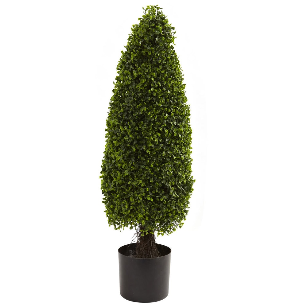 Nearly Natural 3 Foot Boxwood Decorative Plant