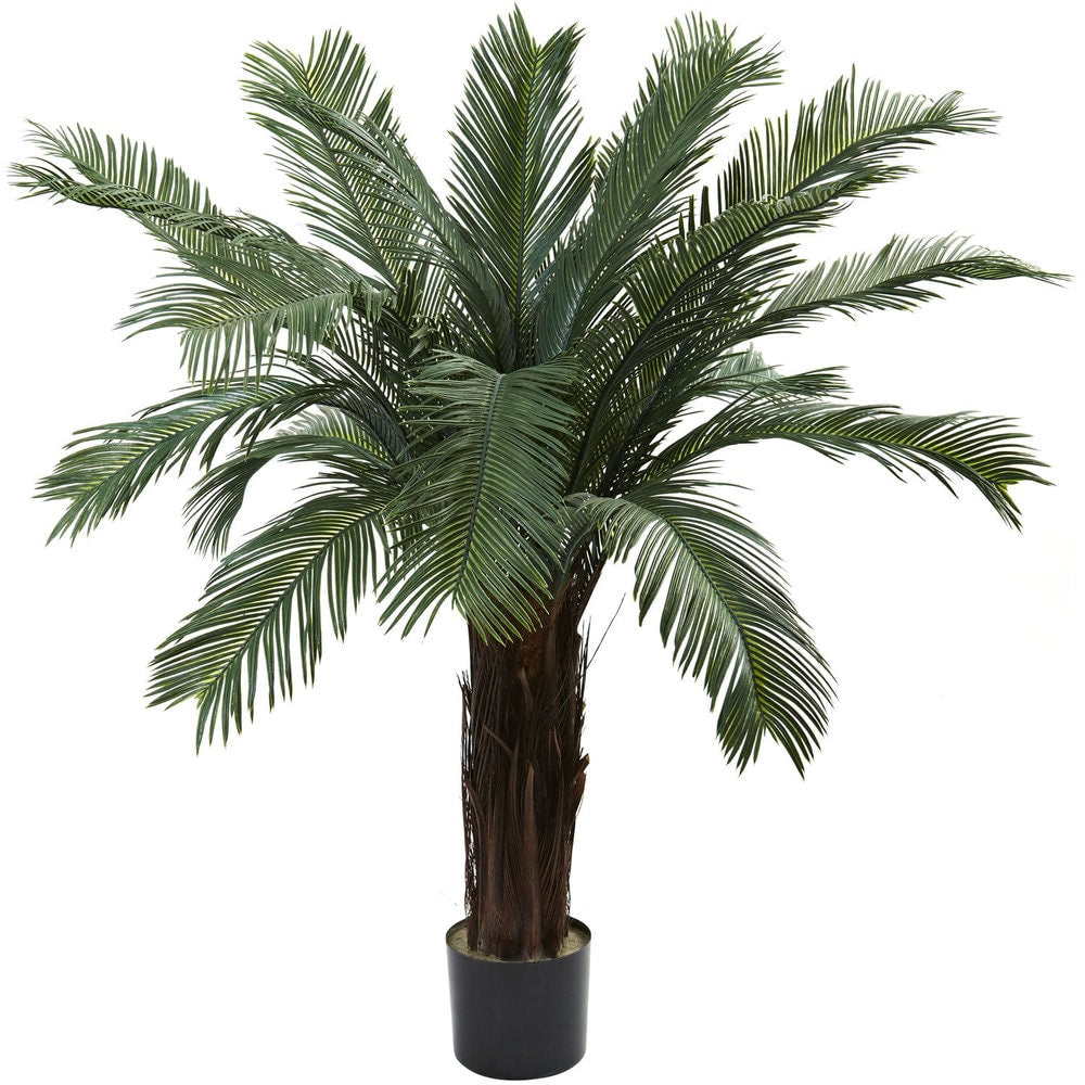 Nearly Natural 4 Foot Cycas Tree Uv Resistant Indoor Outdoor Decorative Plant