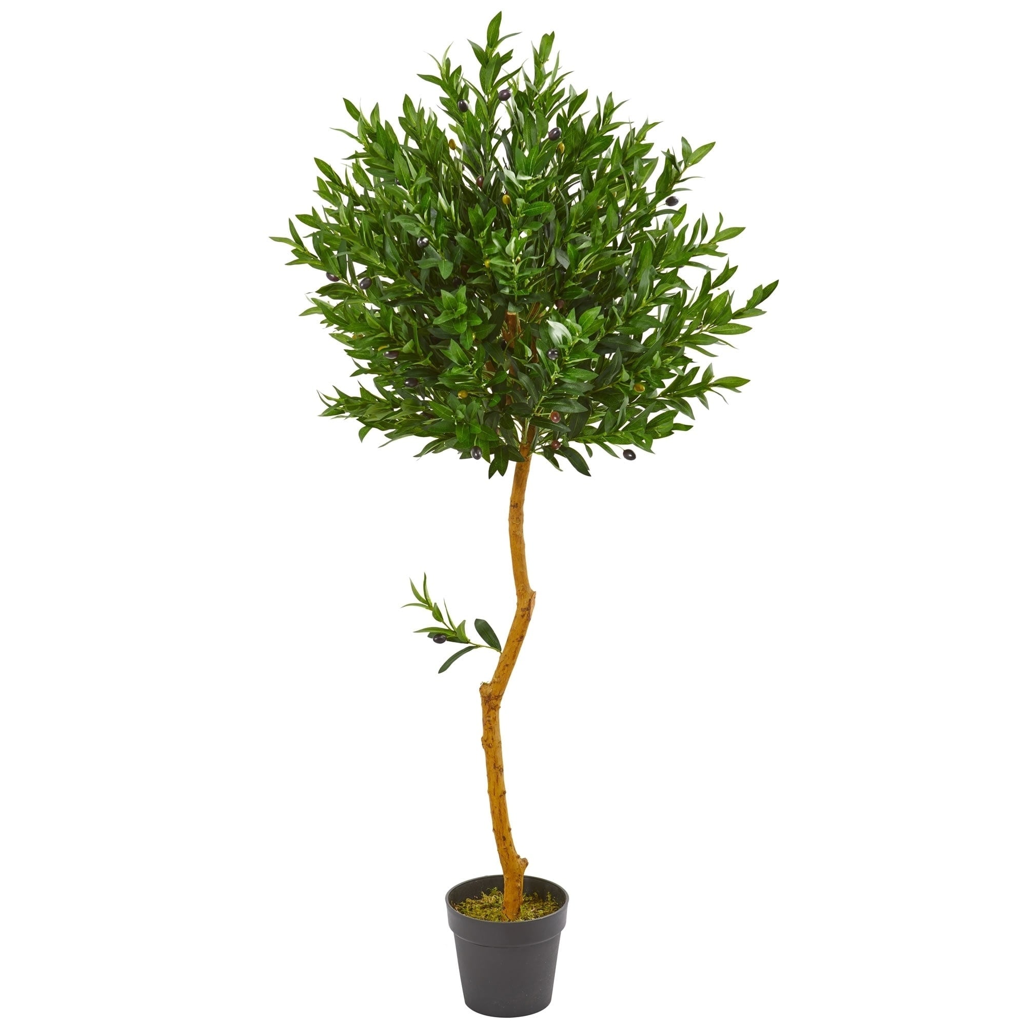 Nearly Natural Olive Topiary 58 Inch Uv Resistant Artificial Tree