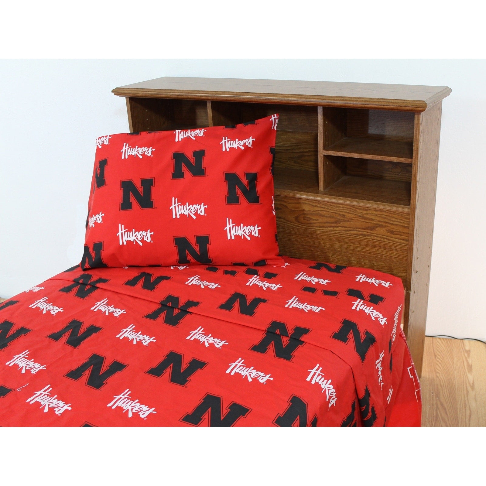 Nebraska Cornhuskers 100 Cotton Sheet Set