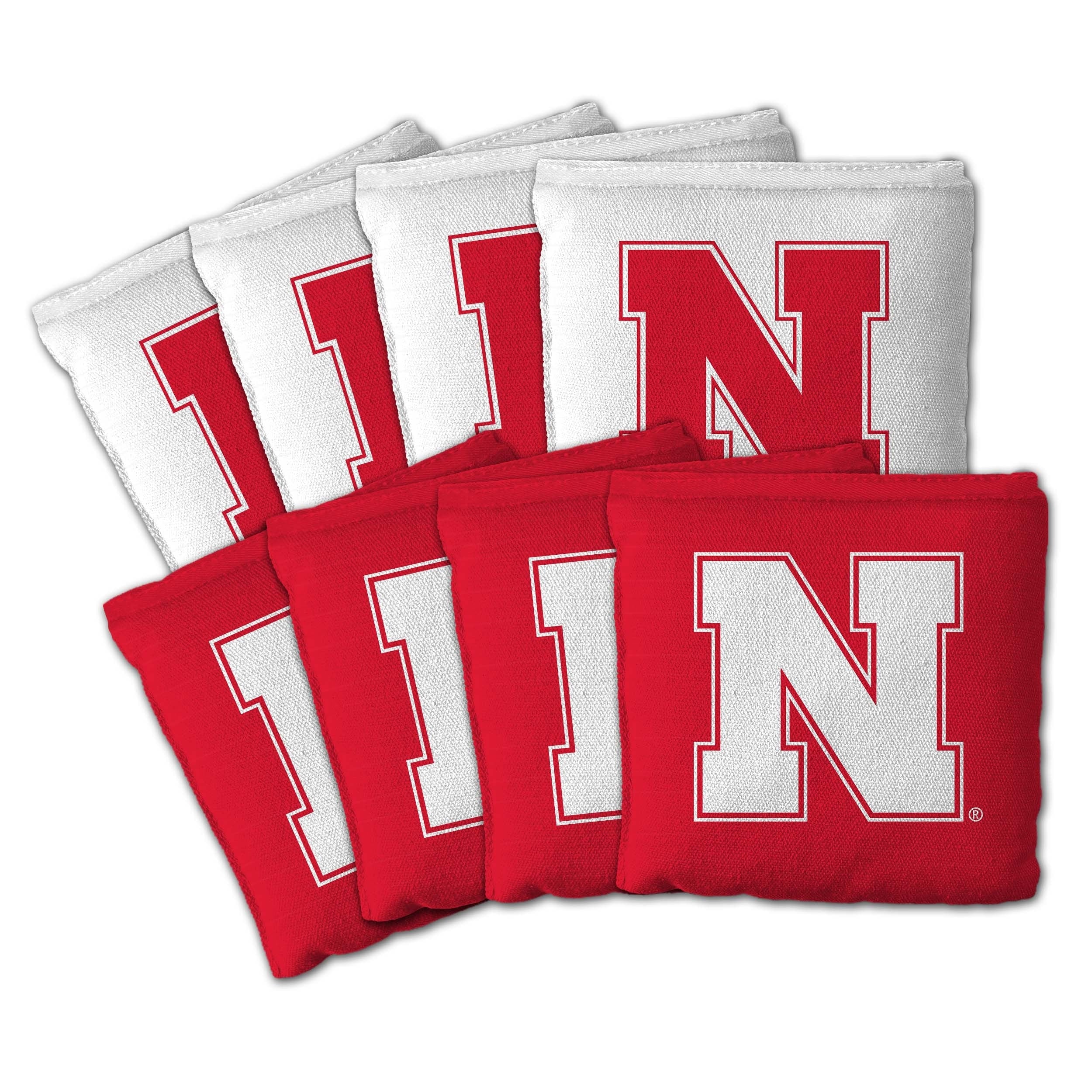 Nebraska Cornhuskers Ncaa Dual Sided Pro Stop Slide Cornhole Bags