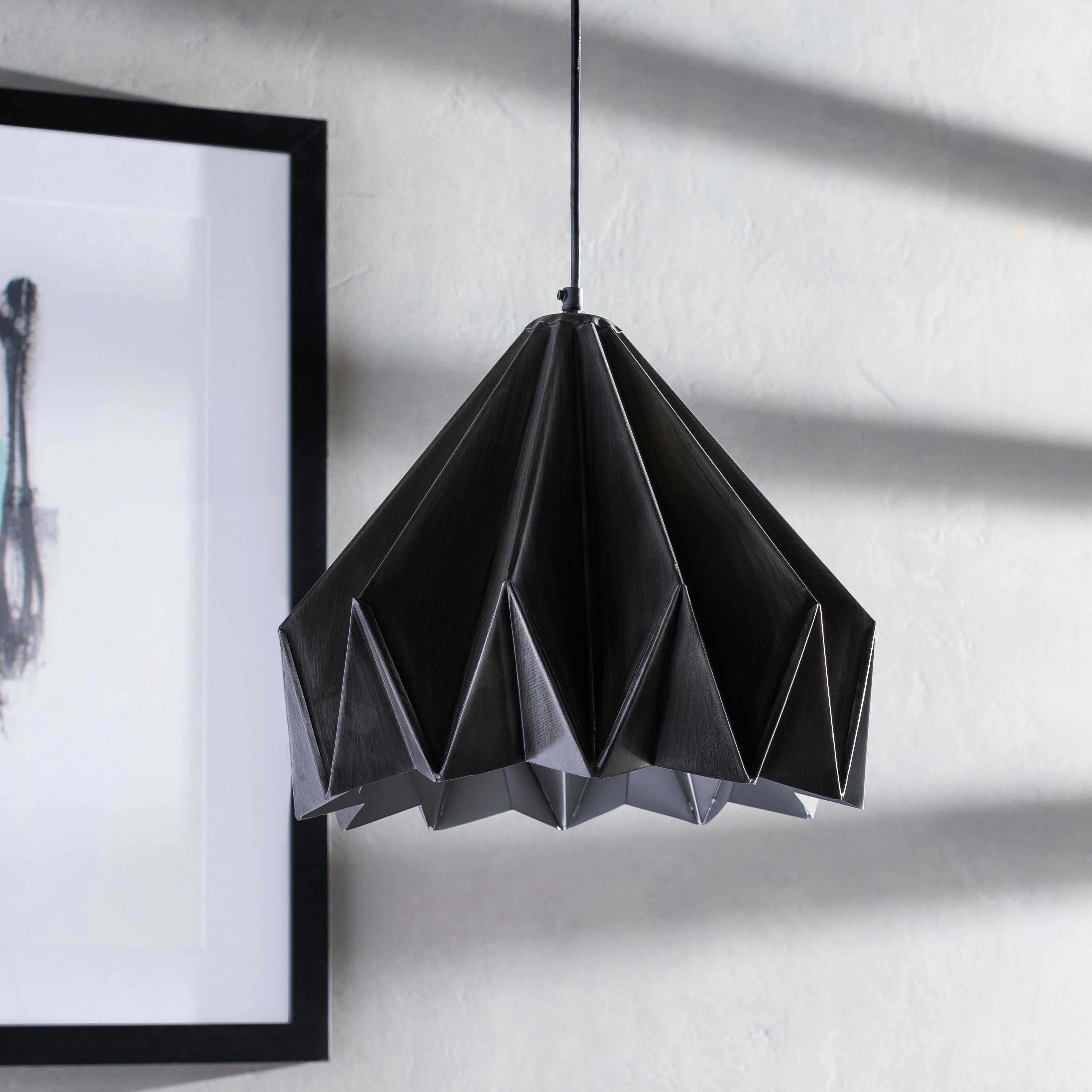 Neola Folded Mid Century Modern 1 Light Pendant 10 X 5.75 X 5.75