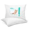 Nestl Bedding 100 Organic Cotton Cover Toddler Pillow White