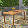 Nestor Outdoor 69 Acacia Wood Dining Table By Christopher Knight Home
