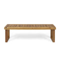Nestor Outdoor Acacia Wood Bench By Chirstopher Knight Home