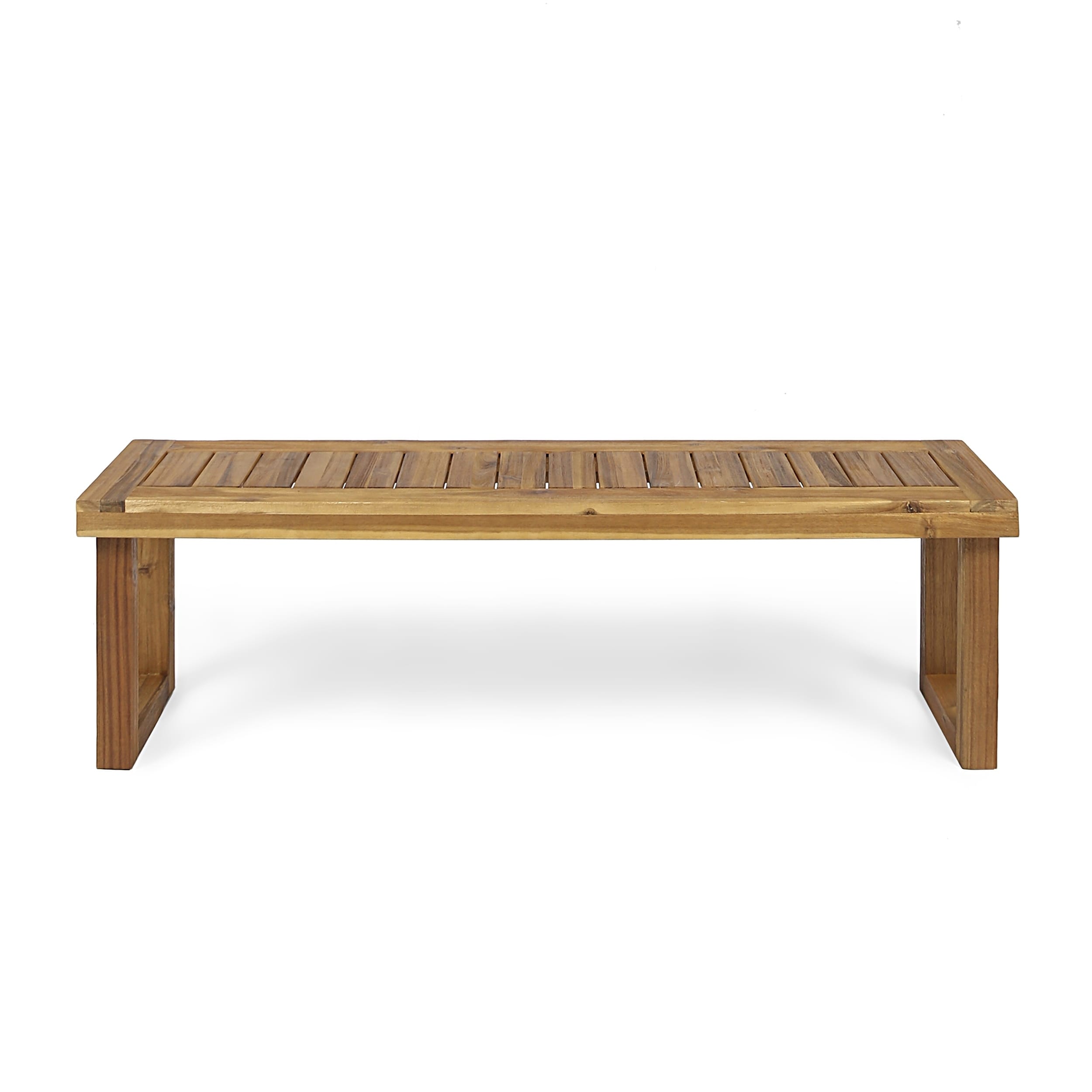 Nestor Outdoor Acacia Wood Bench By Chirstopher Knight Home