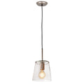 Netta 10 Inch Wide 1 Light Mini Pendant In Satin Nickel