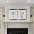 Neutral Botanical I 2 Piece Set Silver Frame