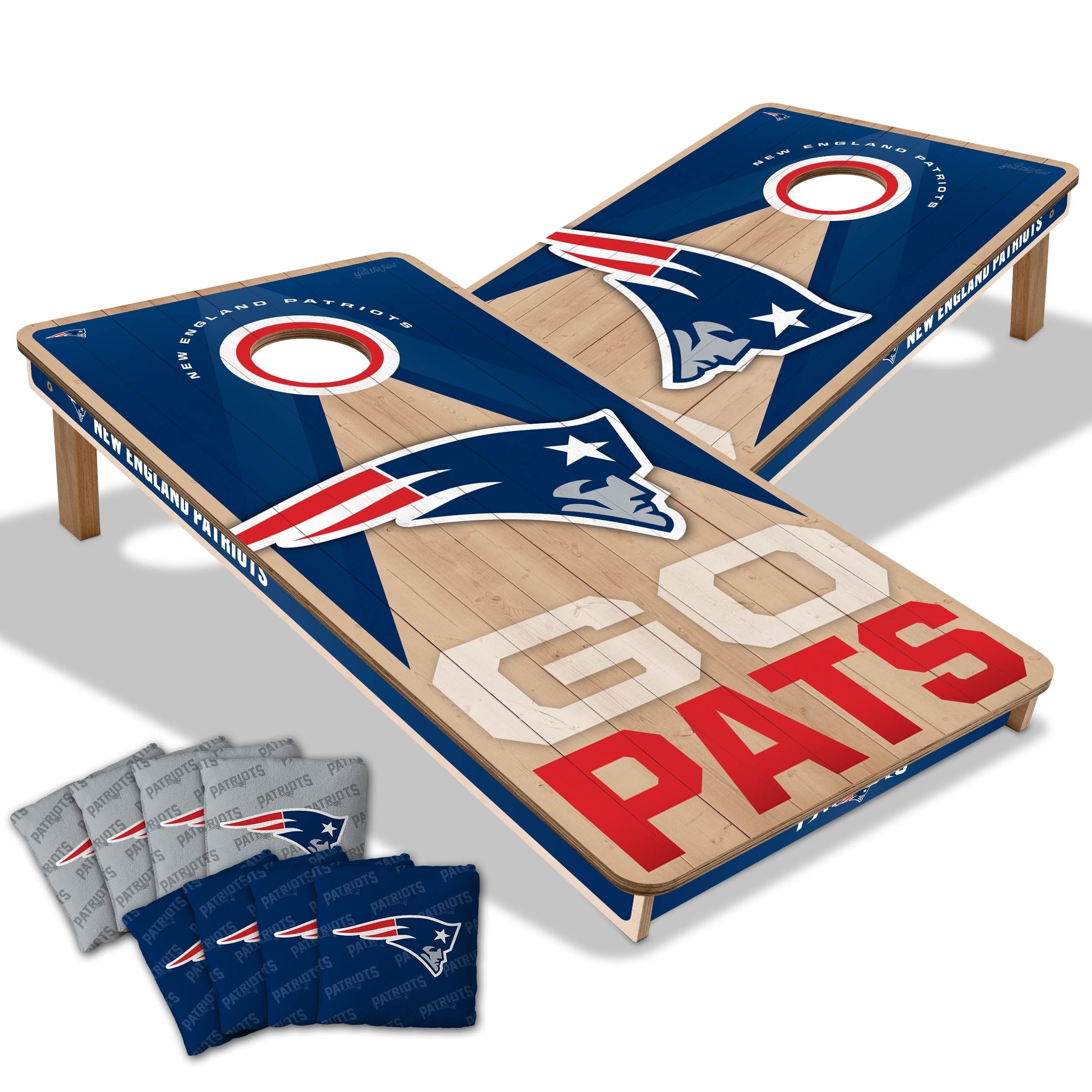 New England Patriots Nfl 2X4 Professional Cornhole Board Set