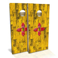 New Mexico Flag Color Cornhole Set Choose Your Size Accessories