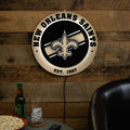 New Orleans Saints Led Metal Lit Wall Sign Decor