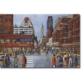 New York Avenue By Didier Lourenco Gallery Wrapped Canvas Giclee Art 24 In X 36 In Ready To Hang