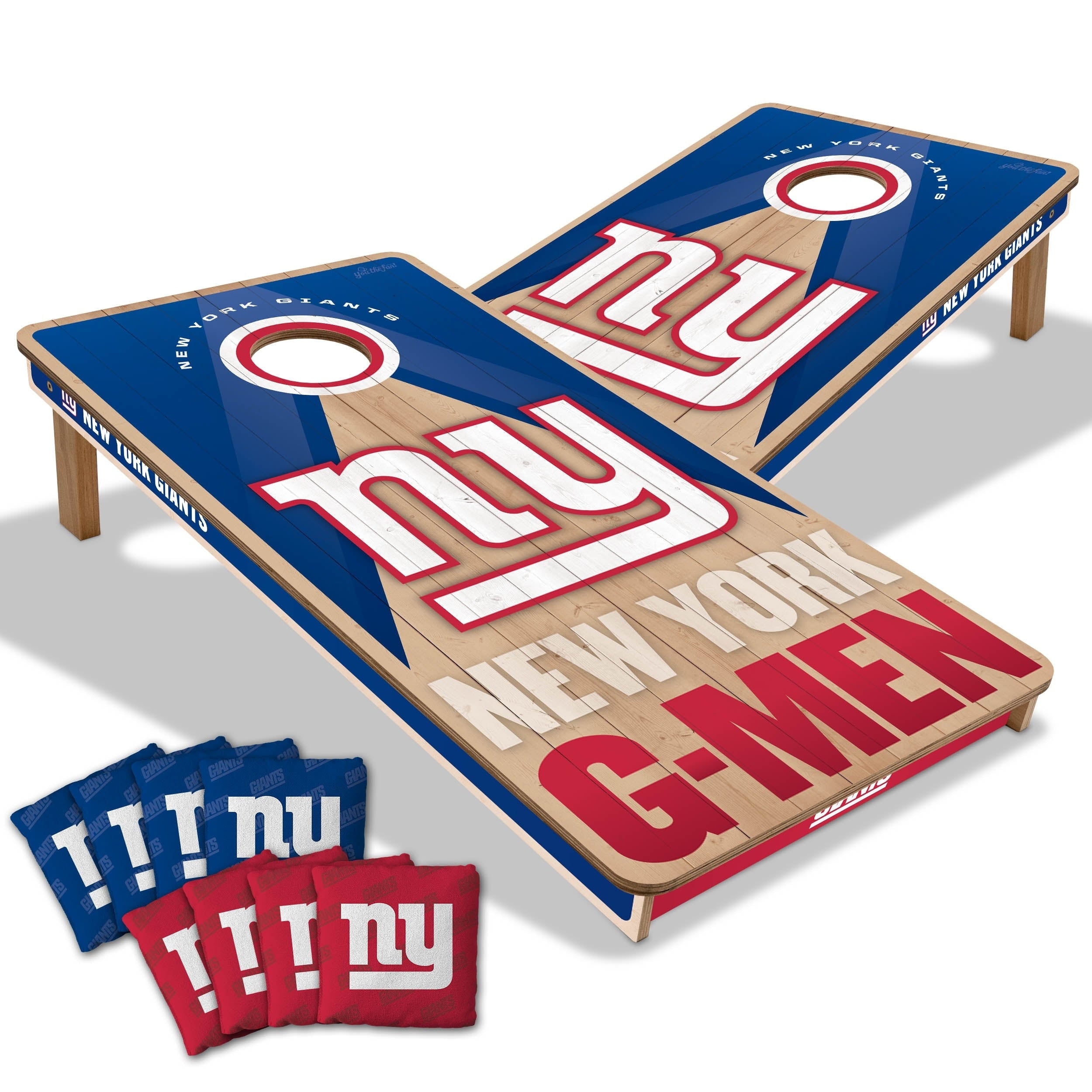 New York Giants Nfl 2X4 Professional Cornhole Board Set