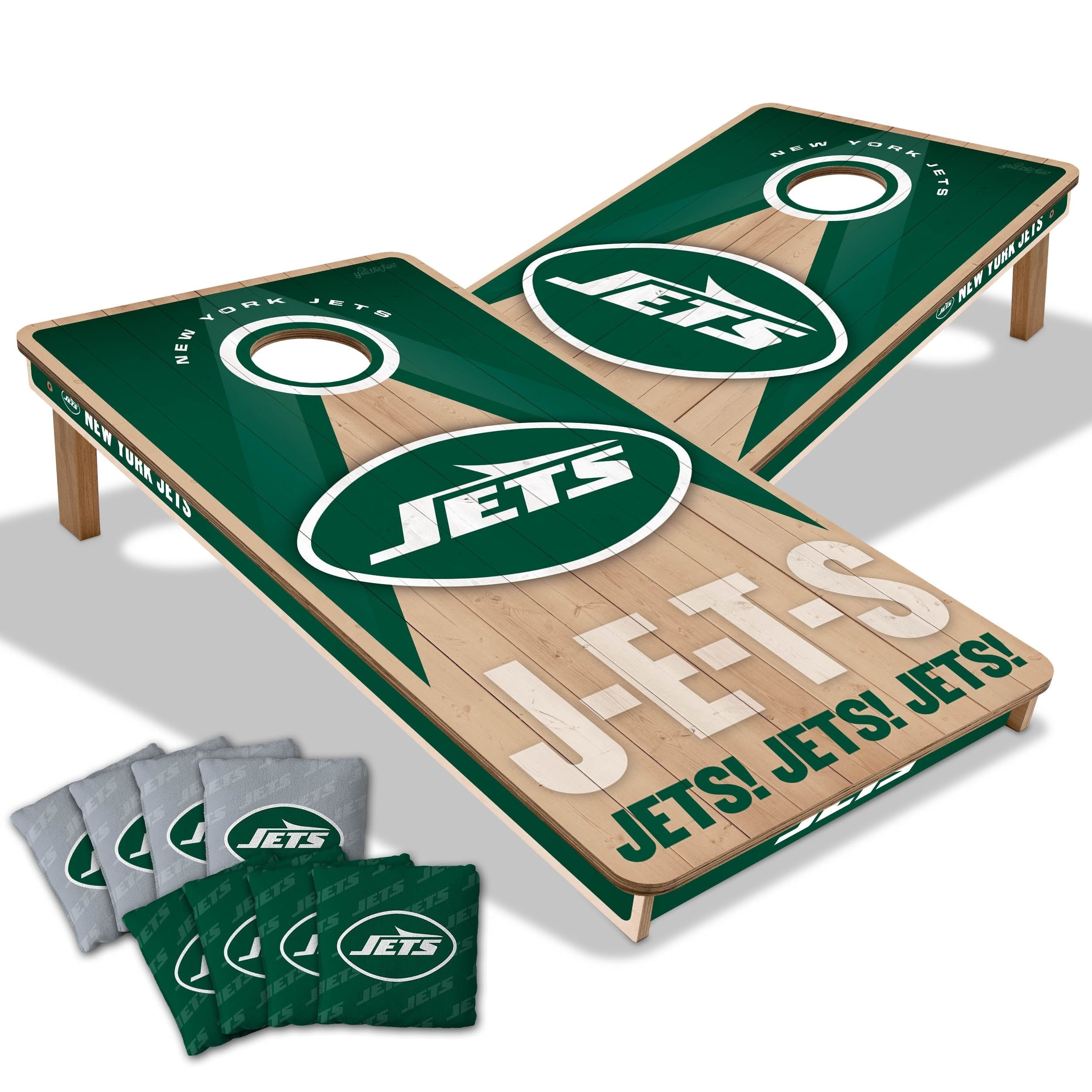 New York Jets Nfl 2X4 Professional Cornhole Board Set