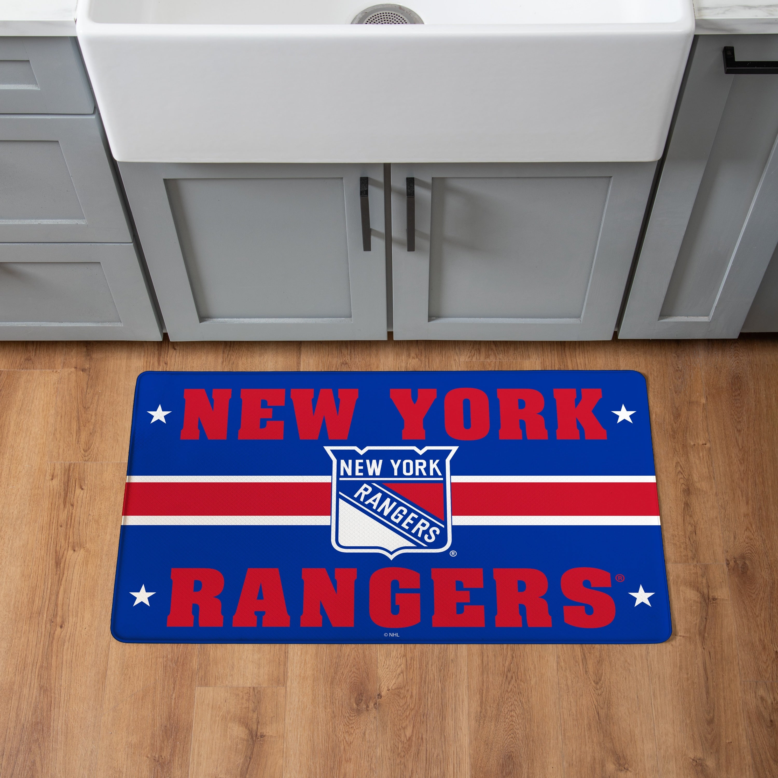New York Rangers Anti Fatigue Door Mat 30 X 18