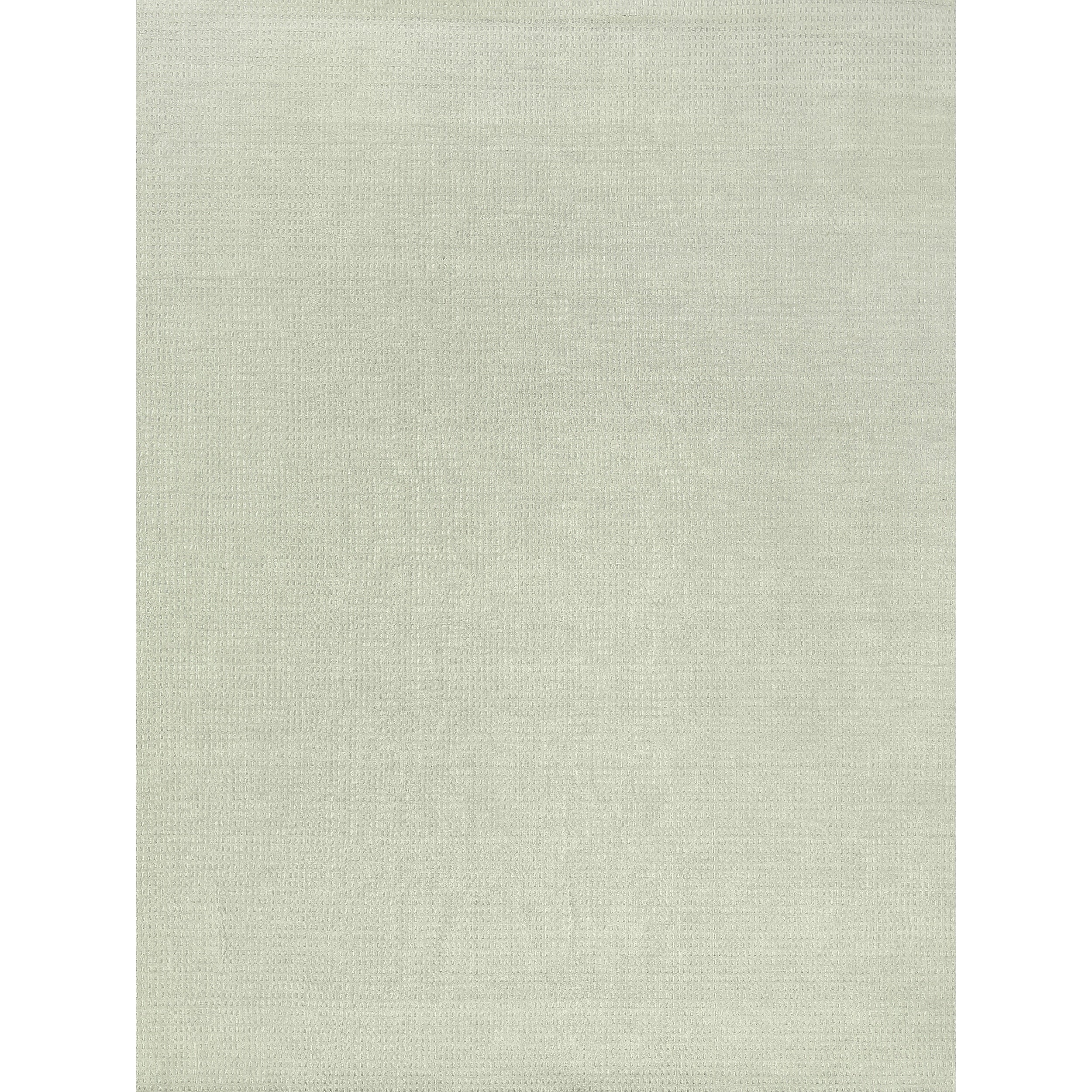 New Zealand Wool Handloomed New Zealand Wool Ivory Area Rug 6 X 9