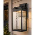 Newcastle 13 High 1 Light Outdoor Sconce Textured Matte Black 13 Inch Tall