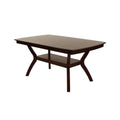Newfangled Rubber Wood Dining Table Espresso