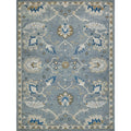 Newport Hand Tufted New Zealand Wool Gray Blue Area Rug