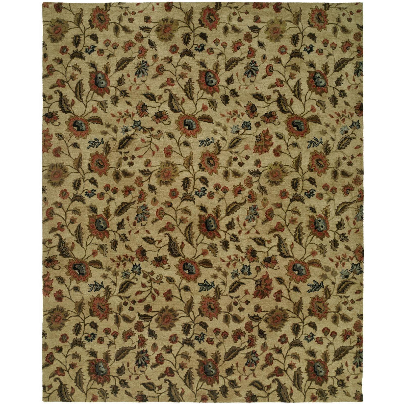 Newport Mansions Hand Tufted Beige Wool Cotton Indoor Area Rug