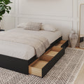 Nexera Corbo 3 Drawer Storage Bed Black