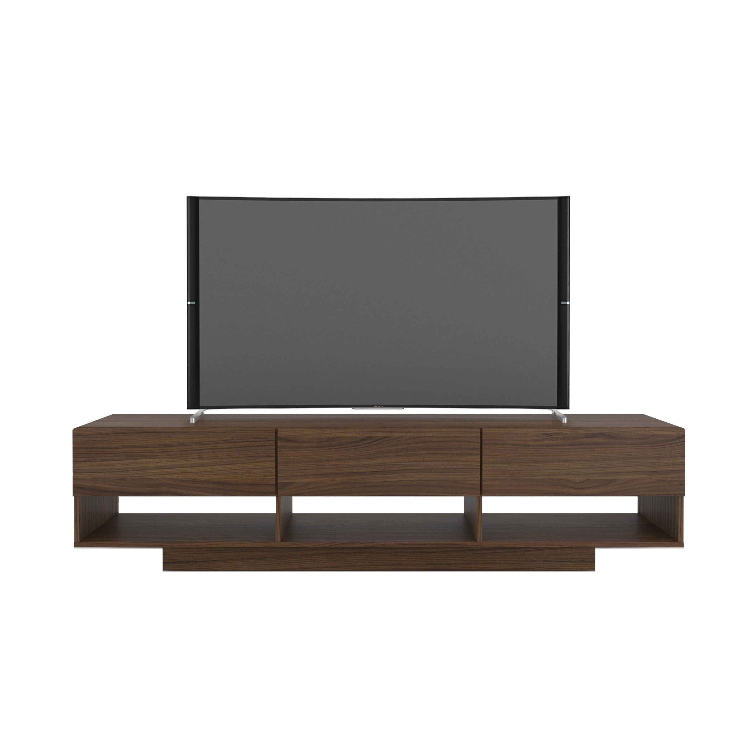 Nexera Rustik 72 Inch 3 Drawer Tv Stand