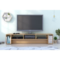 Nexera Rustik 72 Inch Tv Stand Natural Maple