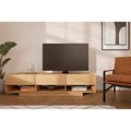 Nexera Stereo 72 Inch 3 Drawer Tv Stand Black