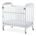 Next Gen Serenity Safereach Compact Clearview Crib White