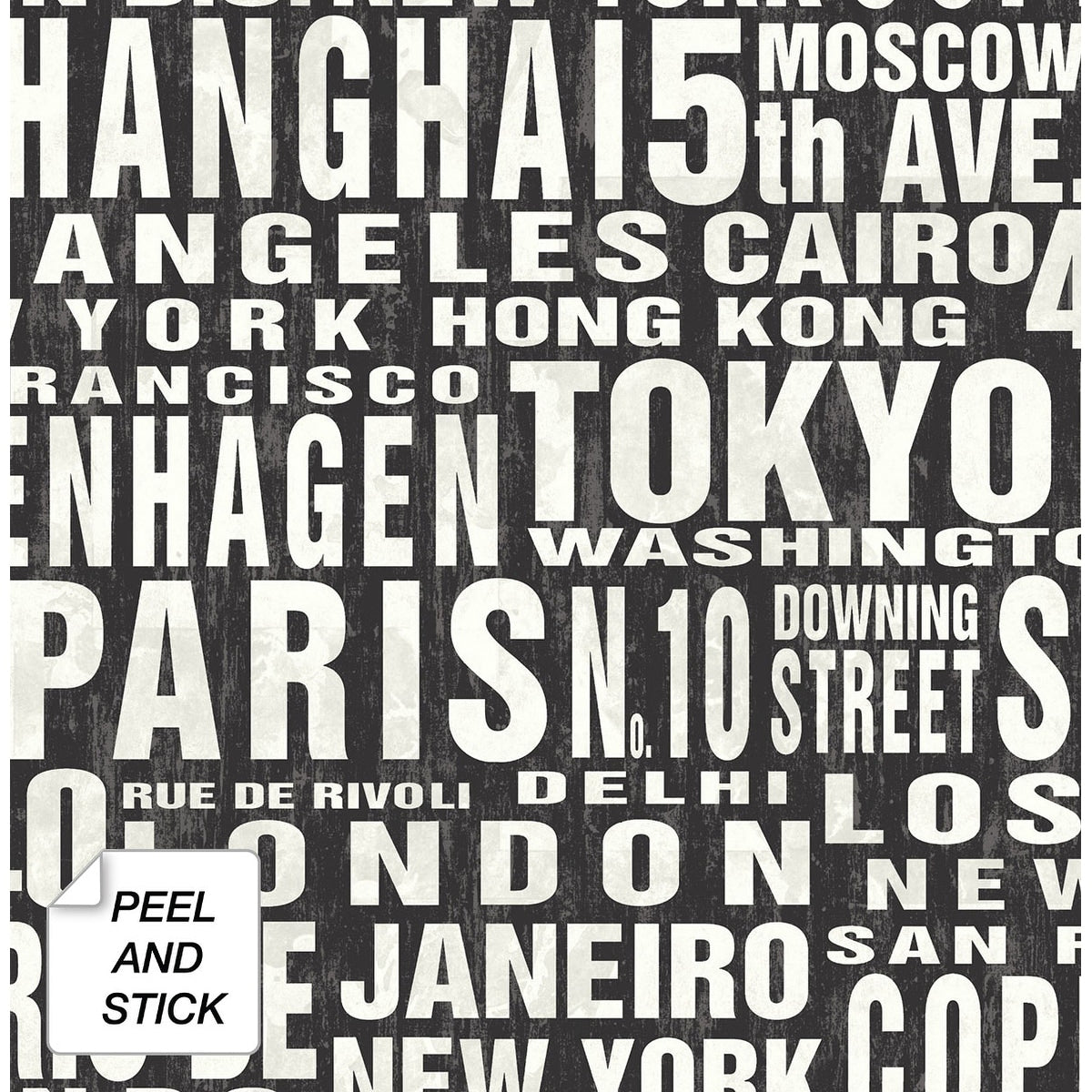 Nextwall Around The World Peel And Stick Removable Wallpaper 20.5 In. W X 18 Ft. L