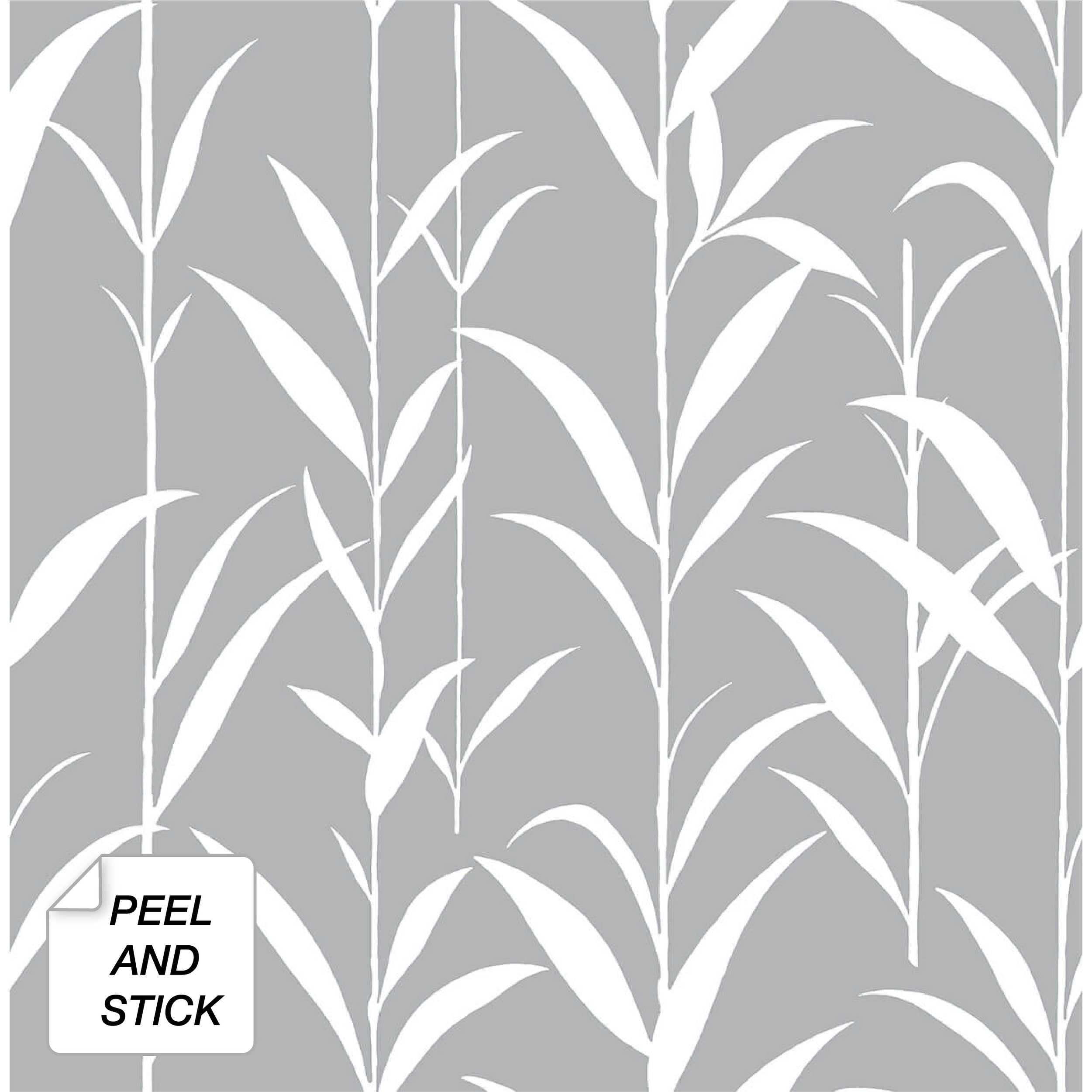 Nextwall Bamboo Leaves Peel And Stick Wallpaper