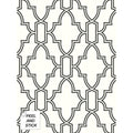 Nextwall Black And White Tile Trellis Peel And Stick Removable Wallpaper 20.5 In. W X 18 Ft. L