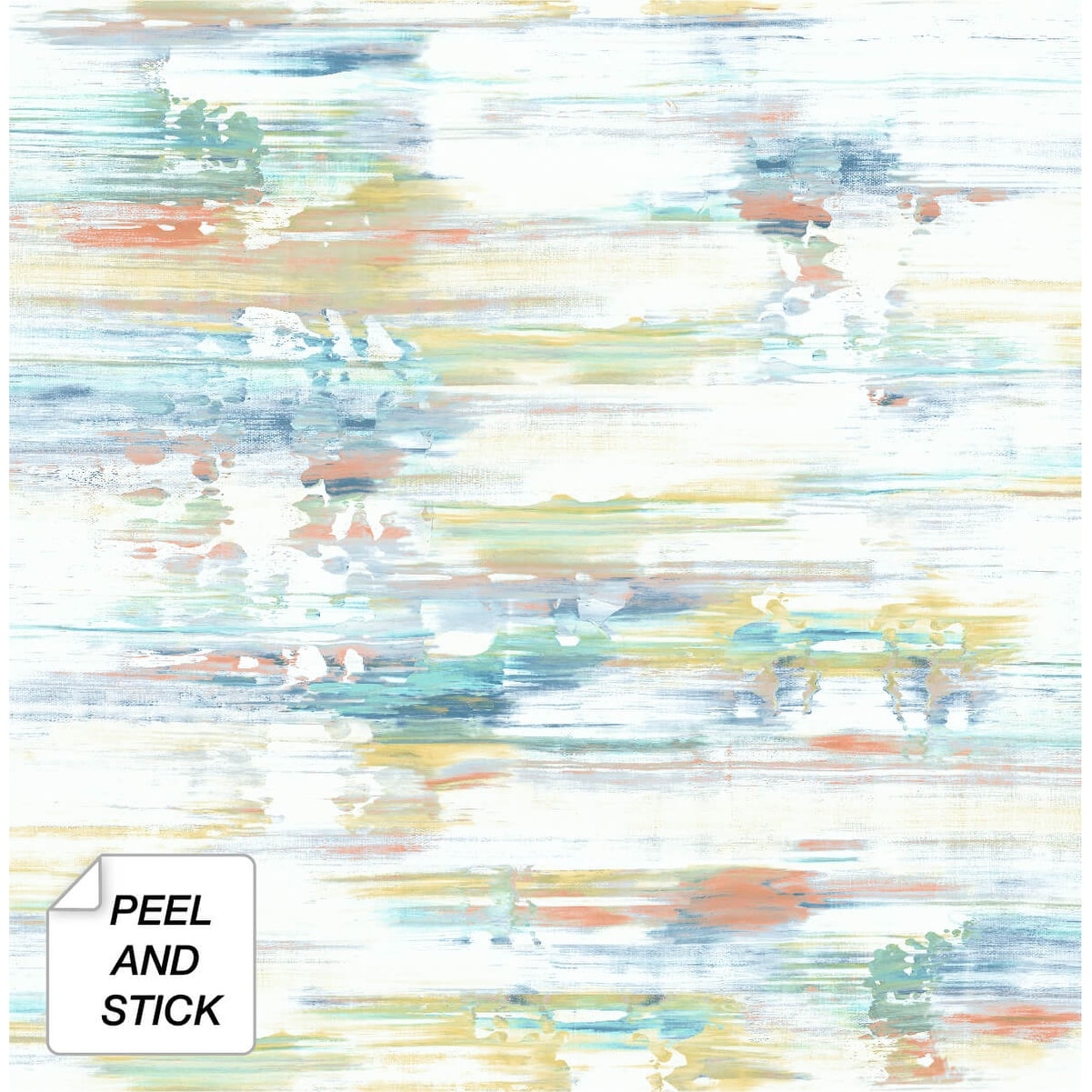 Nextwall Brushed Stripe Abstract Peel And Stick Removable Wallpaper 20.5 In. W X 18 Ft. L