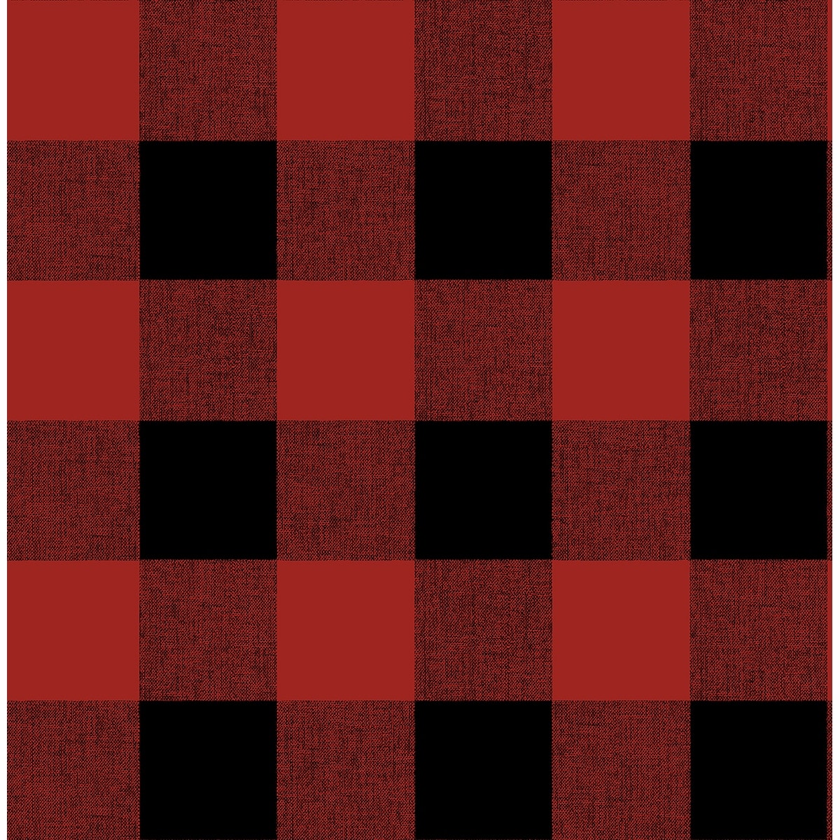 Nextwall Buffalo Plaid Christmas Peel And Stick Wallpaper 20.5 In. W X 18 Ft. L