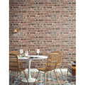 Nextwall Distressed Red Brick Peel And Stick Removable Wallpaper 20.5 In. W X 18 Ft. L