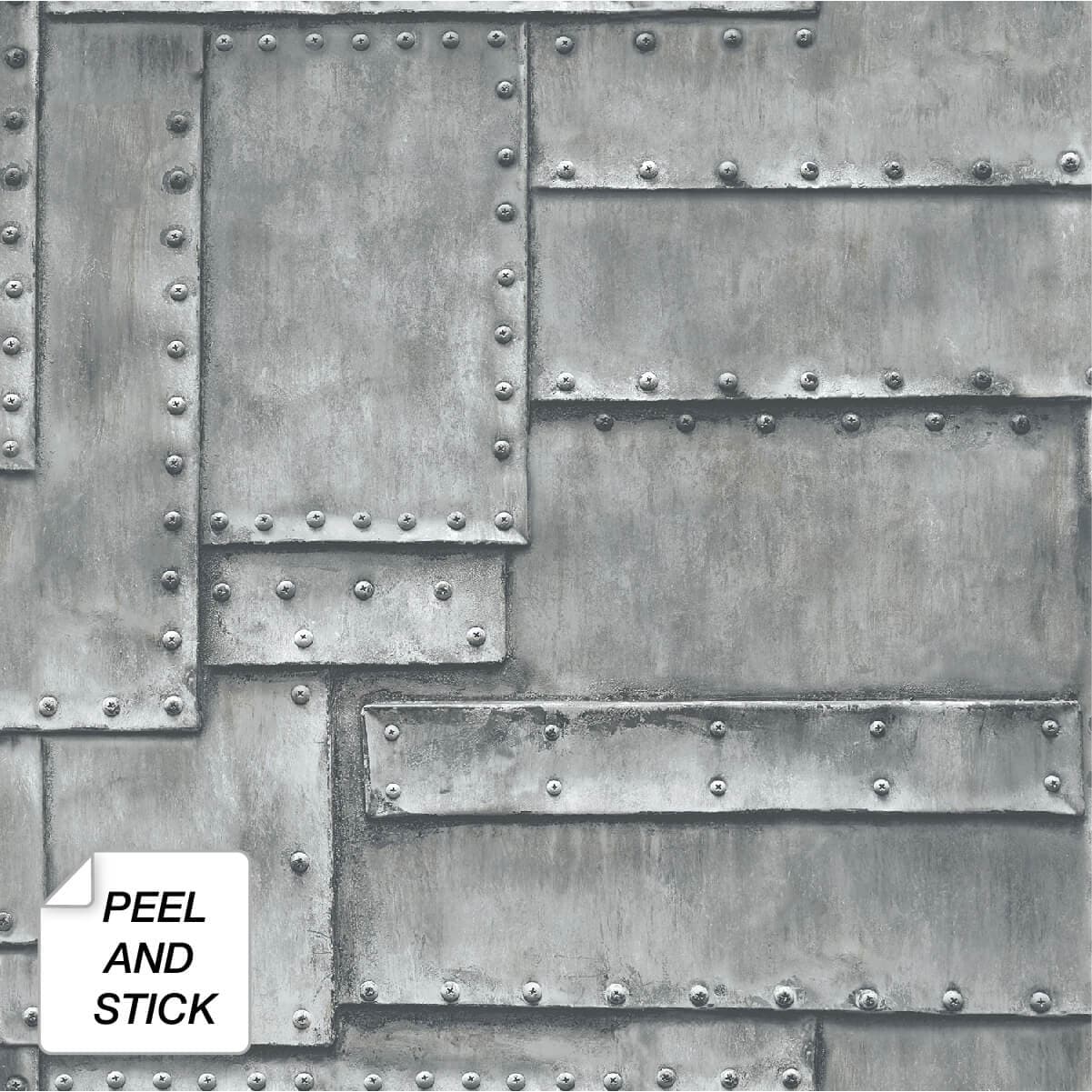 Nextwall Fuselage Panel Peel And Stick Removable Wallpaper 20.5 In. W X 18 Ft. L