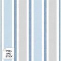 Nextwall Linen Cut Stripe Peel And Stick Wallpaper 20.5 In. W X 18 Ft. L