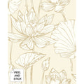 Nextwall Lotus Floral Peel And Stick Wallpaper