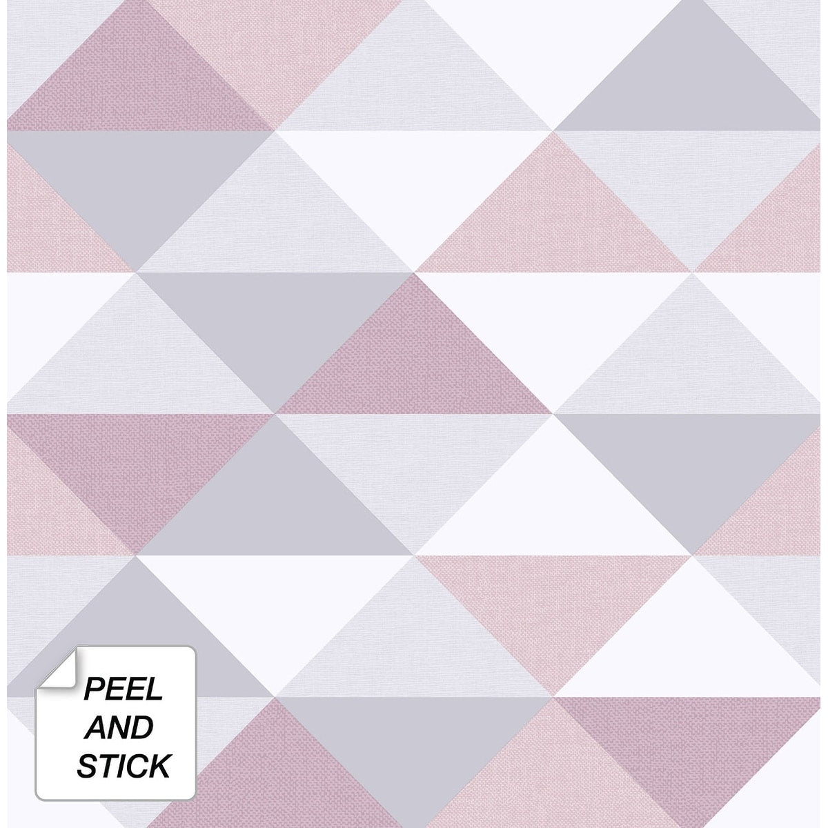 Nextwall Mod Triangles Geometric Peel And Stick Removable Wallpaper 20.5 In. W X 18 Ft. L
