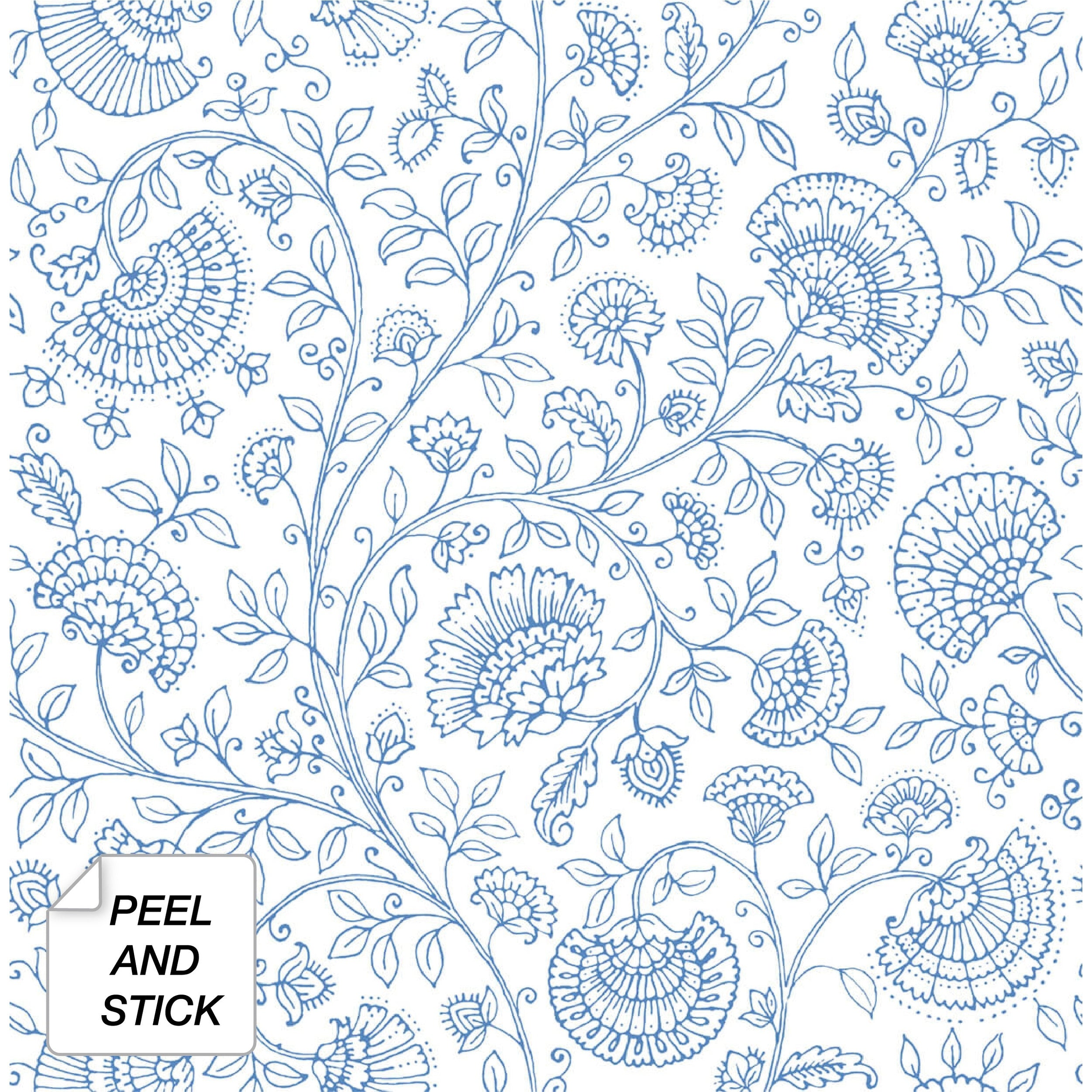 Nextwall Paisley Trail Peel And Stick Removable Wallpaper