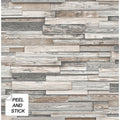 Nextwall Reclaimed Wood Plank Peel And Stick Removable Wallpaper