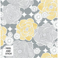 Nextwall Retro Floral Peel And Stick Removable Wallpaper 20.5 In. W X 18 Ft. L