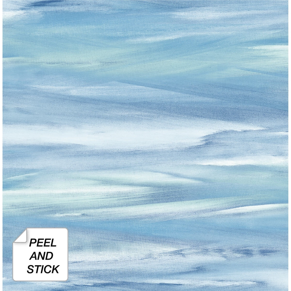 Nextwall Sirius Brushstroke Abstract Peel And Stick Wallpaper 20.5 In. W X 18 Ft. L