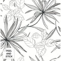 Nextwall Spider Plants Peel And Stick Removable Wallpaper