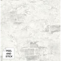 Nextwall Stuccoed Brick Peel And Stick Wallpaper 20.5 In. W X 18 Ft. L