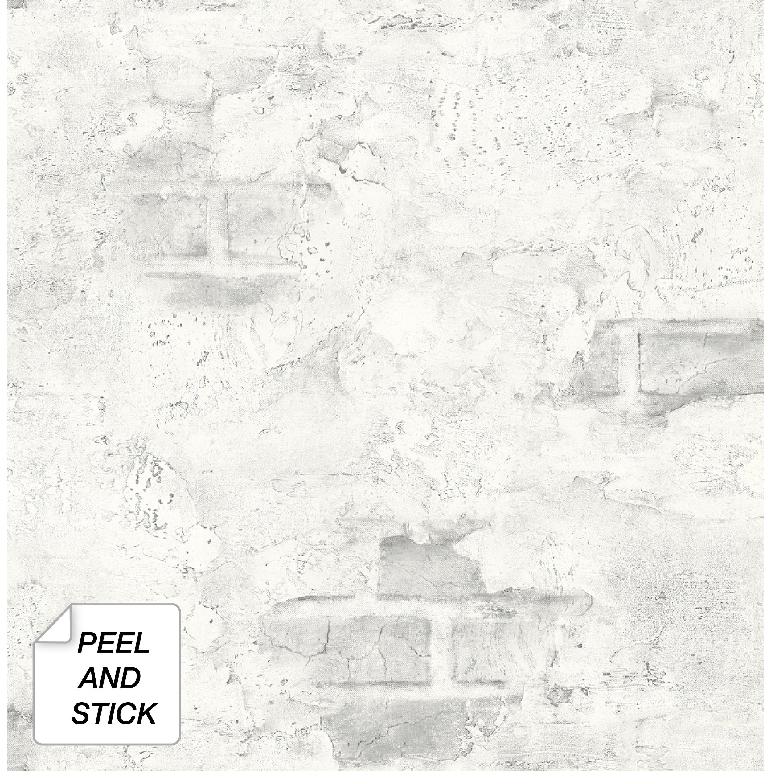 Nextwall Stuccoed Brick Peel And Stick Wallpaper 20.5 In. W X 18 Ft. L