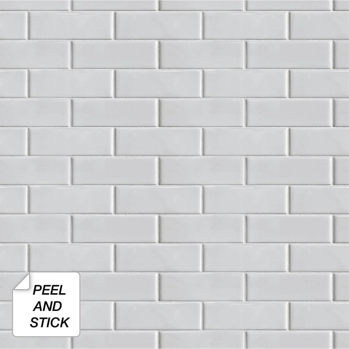 Nextwall Subway Tile Peel And Stick Removable Wallpaper 20.5 In. W X 18 Ft. L
